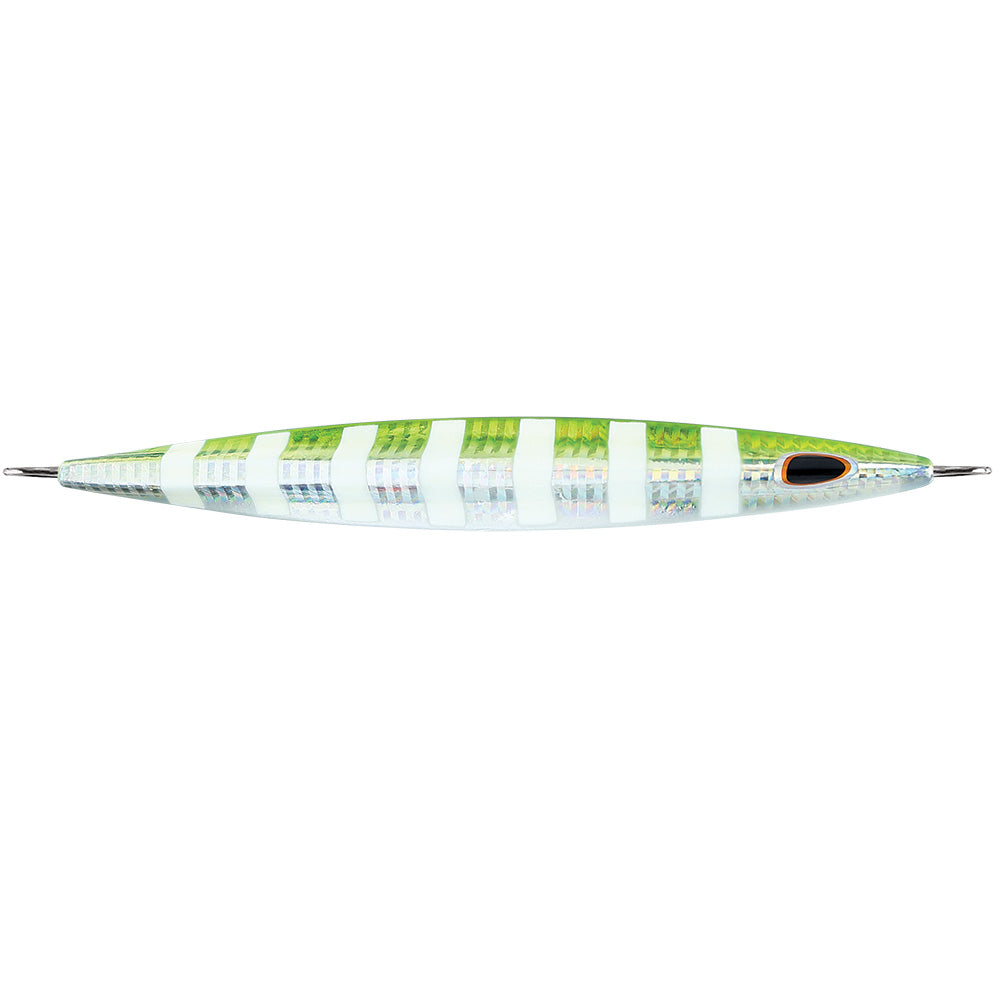 Williamson Kensaki 120 Jig - 5.25" - 4.25oz - UV Green Sardine Zebra