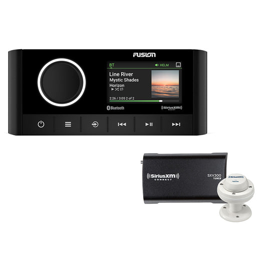 Fusion Apollo MS-RA670 Stereo w/SiriusXM SXV300 Connect Tuner  Marine/RV Antenna