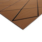 SeaDek 40" x 80" 6mm Two Color Diamond Full Sheet - Brushed Texture - Brown/Black (1016mm x 2032mm x 6mm)