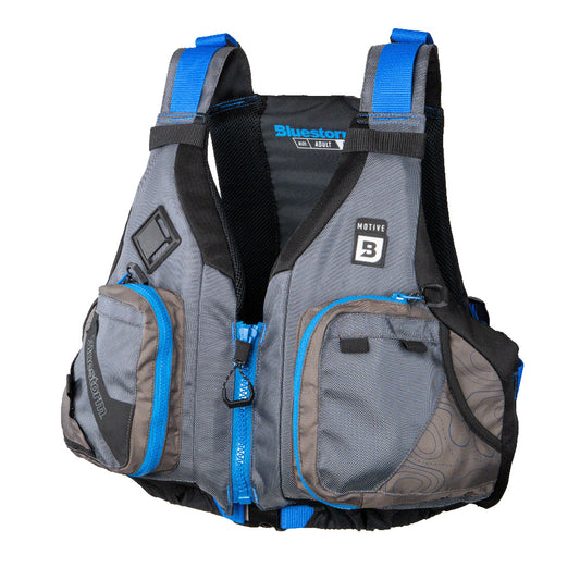 Bluestorm Motive Kayak Fishing Vest - Deep Blue - L/XL