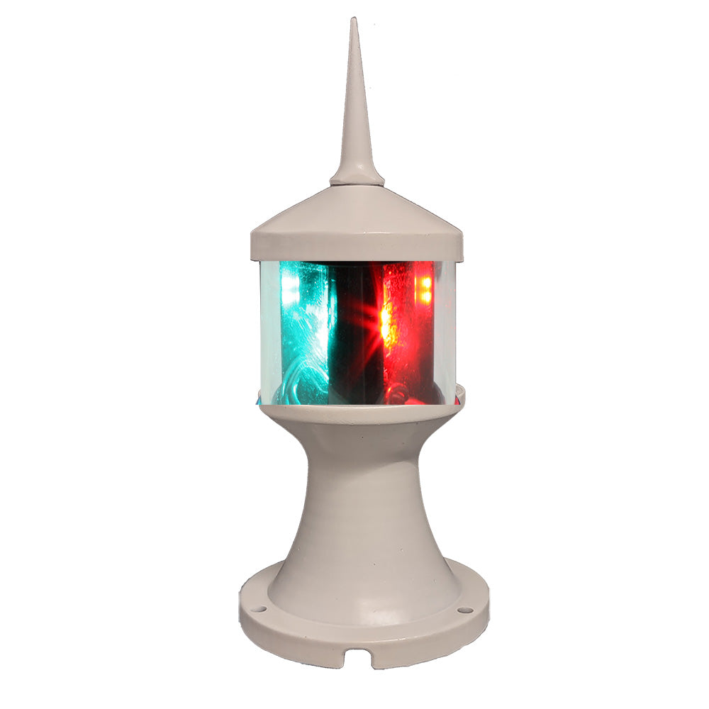 Lunasea Tri-Color/Anchor Zero Emission Light Fixture - 12V - White