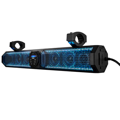 DS18 26" Marine Amplified Sound Bar w/Bluetooth 600W w/6 Speaker System  RGB LED