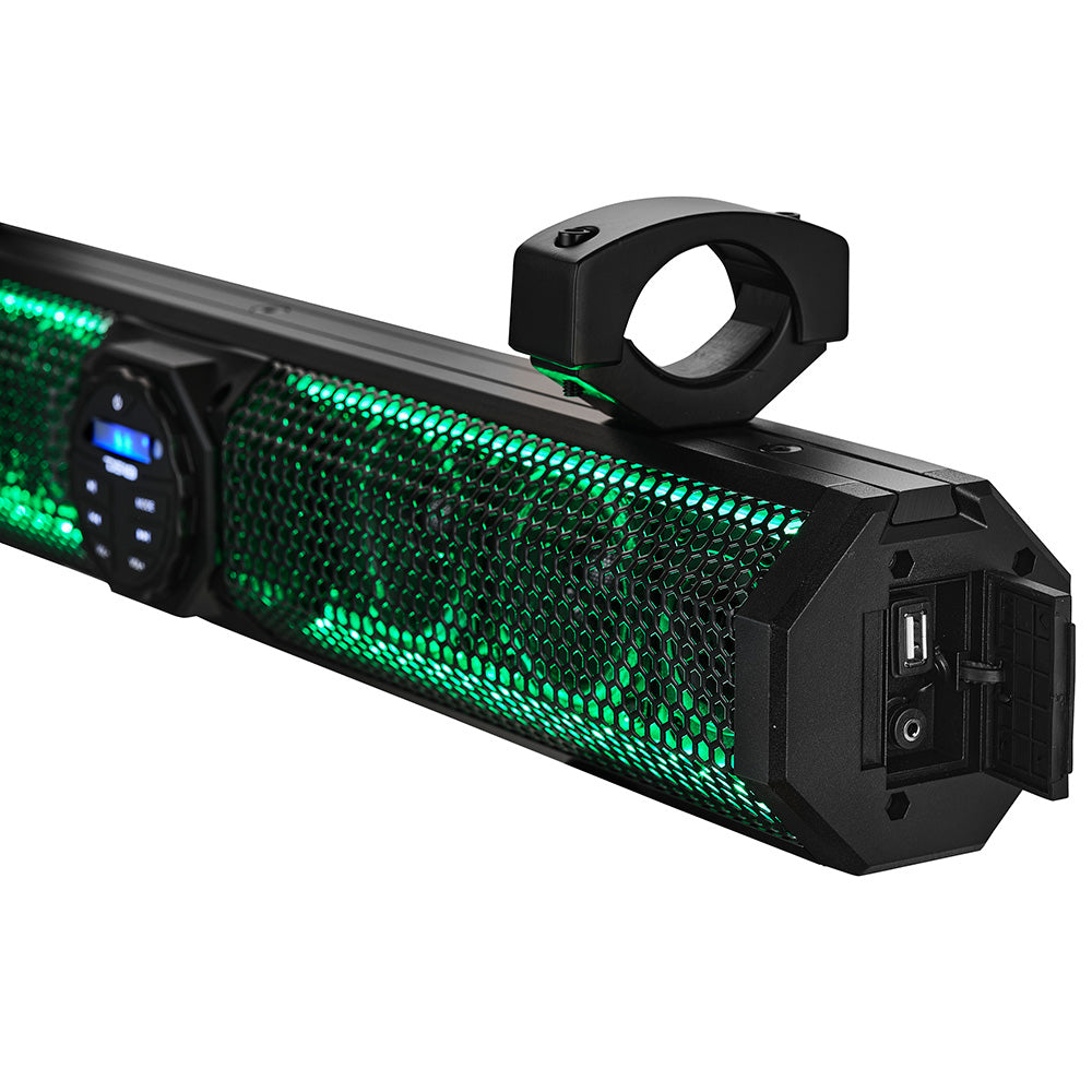 DS18 26" Marine Amplified Sound Bar w/Bluetooth 600W w/6 Speaker System  RGB LED