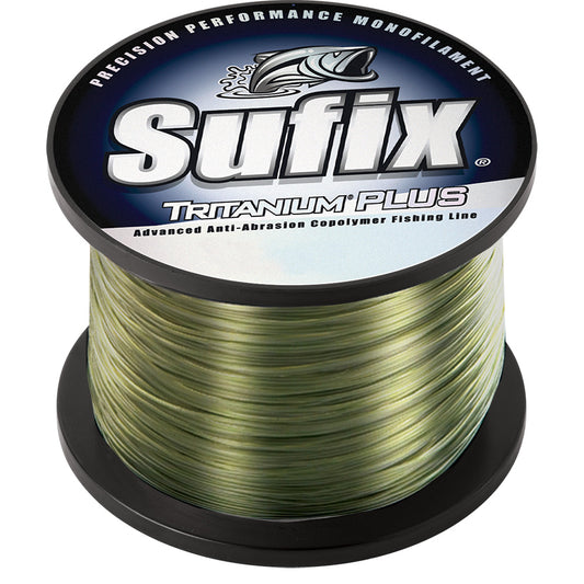 Sufix Tritanum Plus - 14lb - Dark Green - 1100 yds