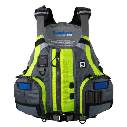 Bluestorm Kinetic Kayak Fishing Vest - Hi-Vis - 2XL/3XL