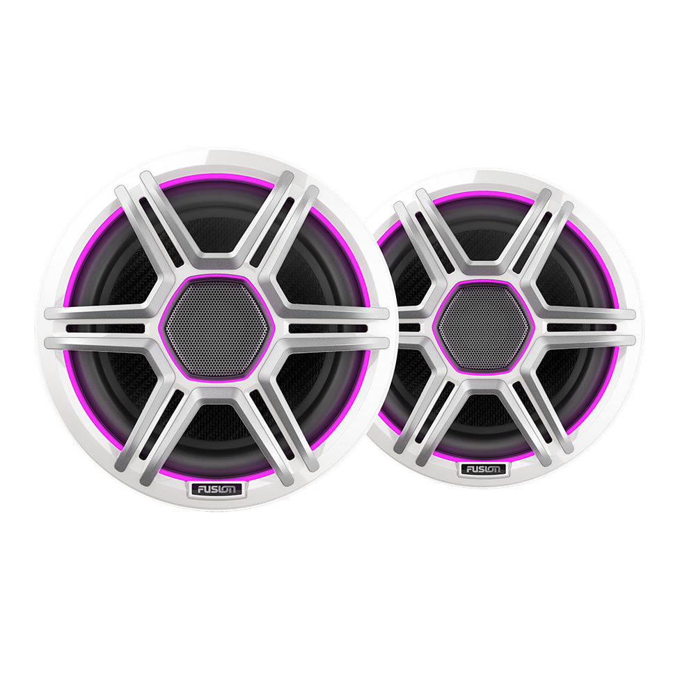 Fusion Apollo 7.7" LED Marine Speakers w/Sports White Grille