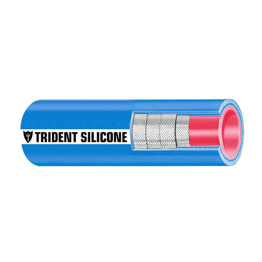 Trident Marine 1-1/2" x 36" Blue Silicone Wet Exhaust Hose