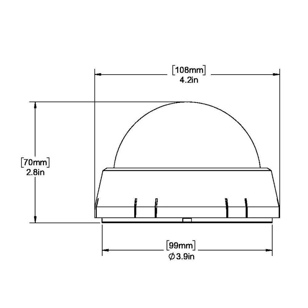 Ritchie XP-98W X-Port Tactician Compass - Surface Mount - White