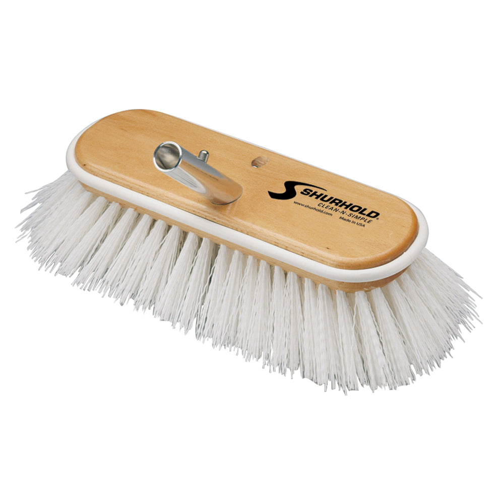 Shurhold 10" Polypropylene Stiff Bristle Deck Brush