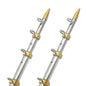 TACO 15' Telescopic Outrigger Poles HD 1-1/2" - Silver/Gold