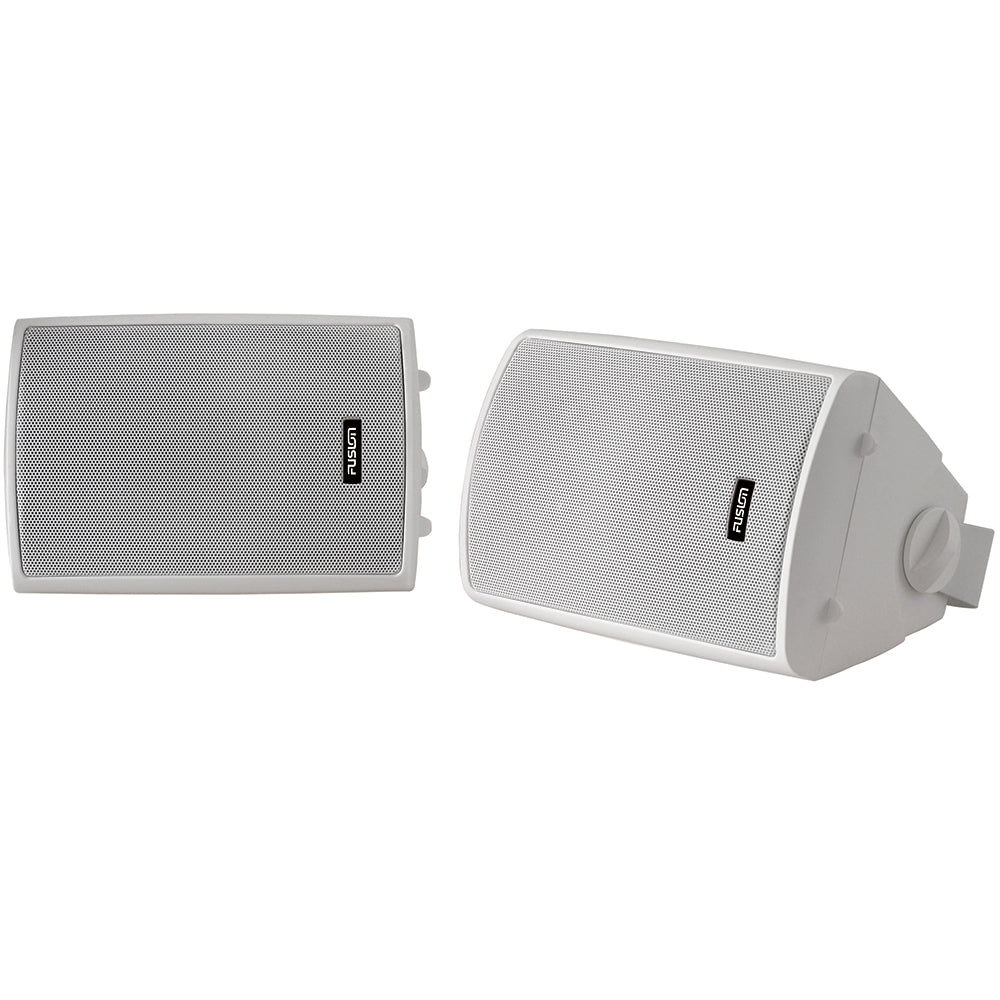 Fusion 4" Compact Marine Box Speakers - (Pair) White