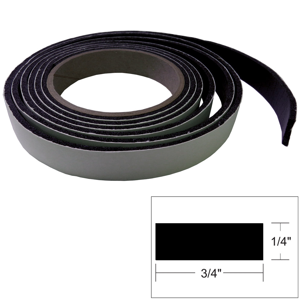 TACO Hatch Tape - 8'L x 1/4"H x "W - Black