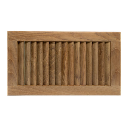 Whitecap Teak Louvered Insert - 16" x 9-1/8" x 3/4"