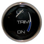 Faria Chesapeake Black 2" Trim Gauge (Mercury / Mariner / Mercruiser / Volvo DP / Yamaha 01 and newer)