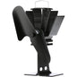 Ecofan Original Heat Powered Stove Fan - Black Blade