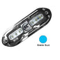 Shadow-Caster SCM-6 LED Underwater Light w/20' Cable - 316 SS Housing - Bimini Blue