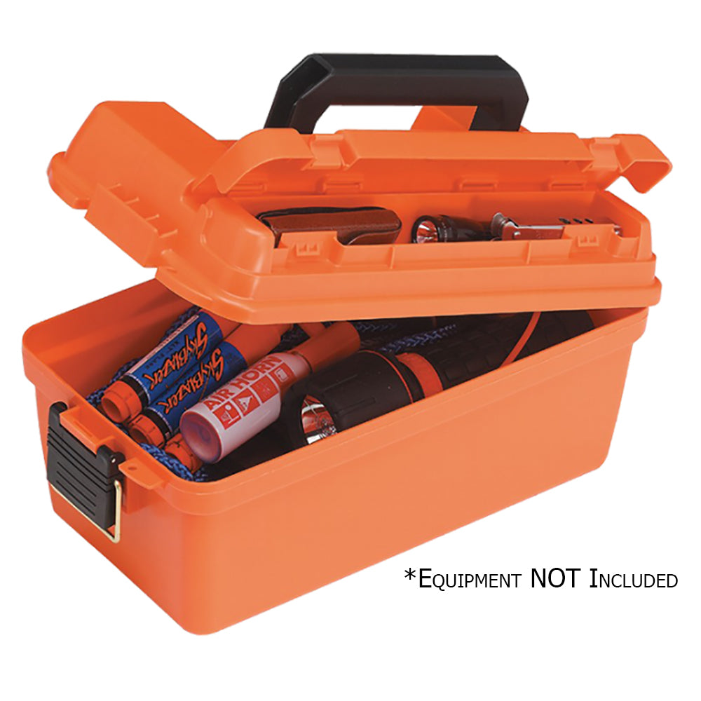 Plano Small Shallow Emergency Dry Storage Supply Box - Orange