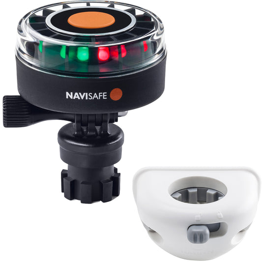 Navisafe Navilight 2NM Tricolor w/Navimount Base  Vertical Mount - White