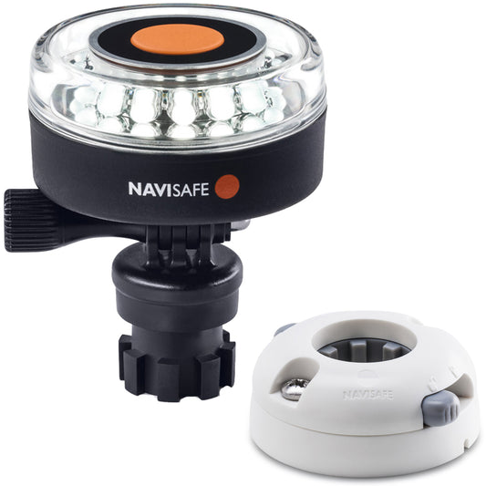 Navisafe Navilight 360 2NM White w/Navimount Base  Horizontal Mount - White