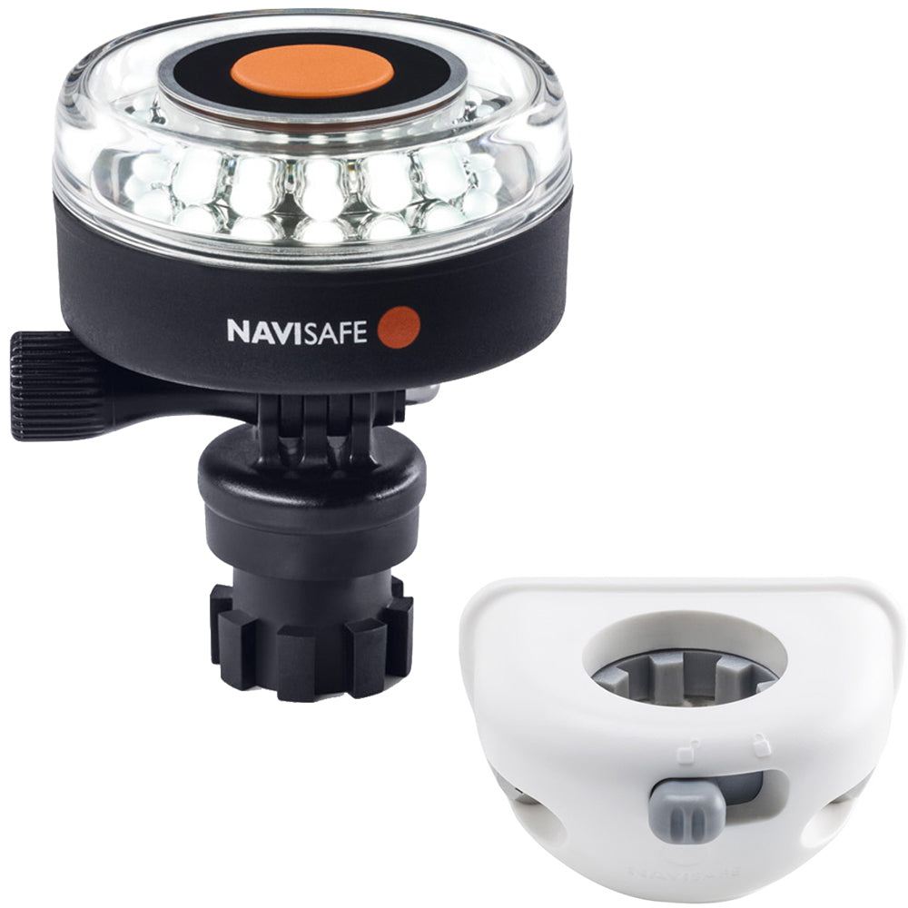 Navisafe Navilight 360 2NM White w/Navimount Base  Vertical Mount - White