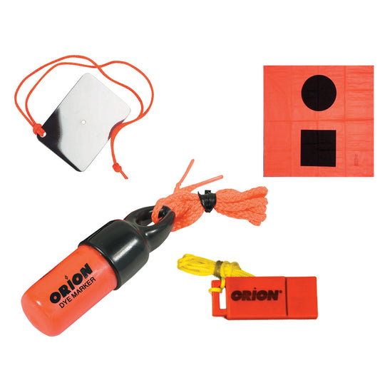 Orion Signaling Kit - Flag, Mirror, Dye Marker  Whistle