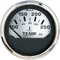 Faria Spun Silver 2" Water Temp Gauge