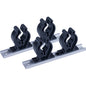 Sea-Dog Track Rod Holder - 7" Tracks - 4 Rod Clips