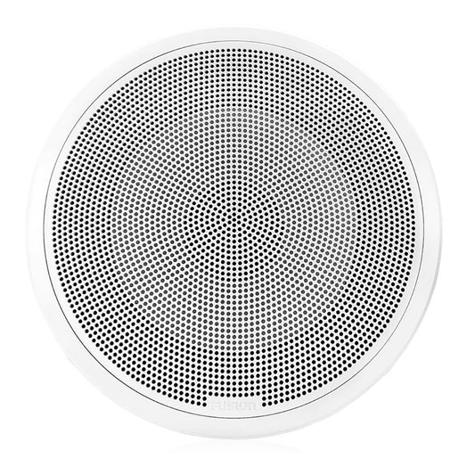 Fusion FM-S10RW FM Series 10" 400W Flush Mount Marine Subwoofer - Round Grill - White