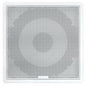 Fusion FM-S10SW FM Series 10" 400W Flush Mount Marine Subwoofer - Square Grill - White