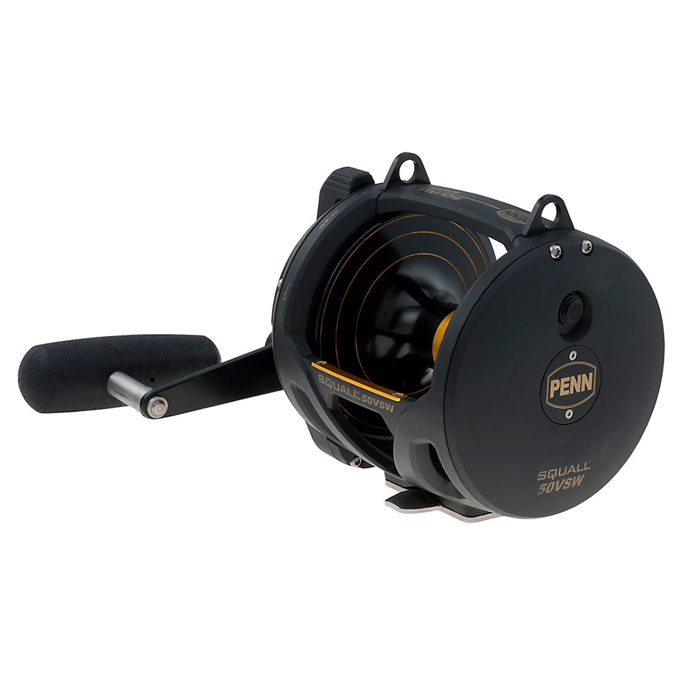 PENN SQL50VSW Squall Lever Drag 2 Speed Conventional Reel