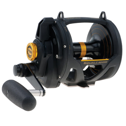 PENN SQL50VSW Squall Lever Drag 2 Speed Conventional Reel