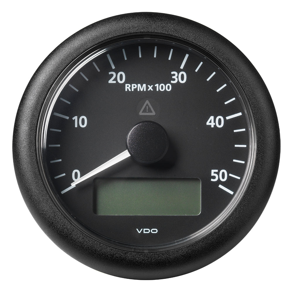 Veratron 3-3/8" (85MM) ViewLine Tachometer w/Multi-Function Display - 0 to 5000 RPM - Black Dial  Bezel