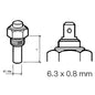 Veratron Engine Oil Temperature Sensor - Single Pole, Common Ground - 50-150C/120-300F - 6/24V - M14 x 1.5 Thread