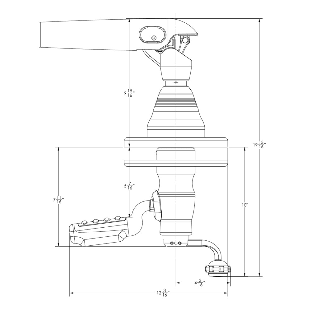 TACO GS-500 Grand Slam Outrigger Mounts *Only Accepts CF-HD Poles