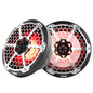 DS18 New Edition HYDRO 8" 2-Way Marine Speakers w/RGB LED Lighting 375W - Black