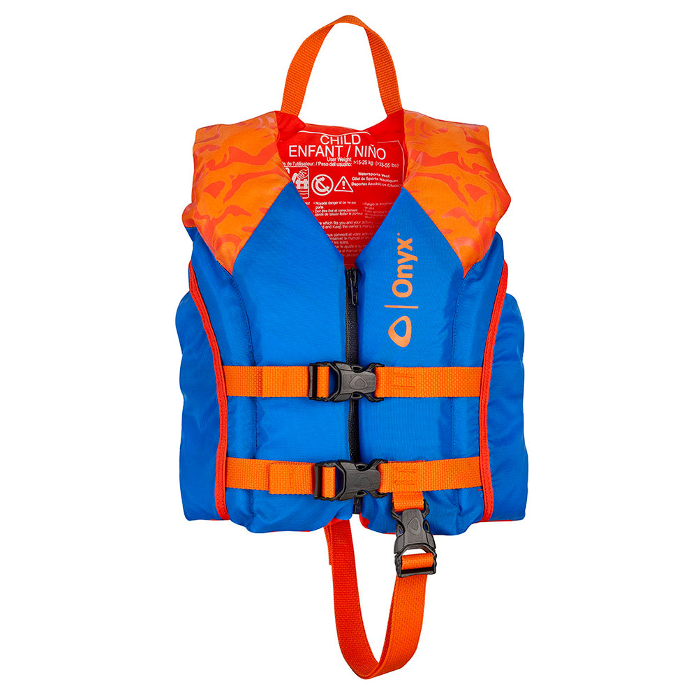 Onyx Shoal All Adventure Child Paddle  Water Sports Life Jacket - Orange