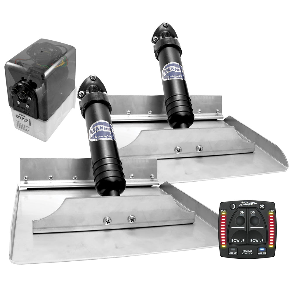 Bennett 12x12 Hydraulic Trim Tab System w/One Box Indication