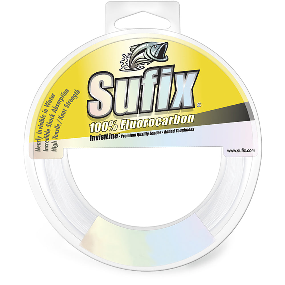 Sufix 100% Fluorocarbon Invisiline Leader - 50lb - 110yds