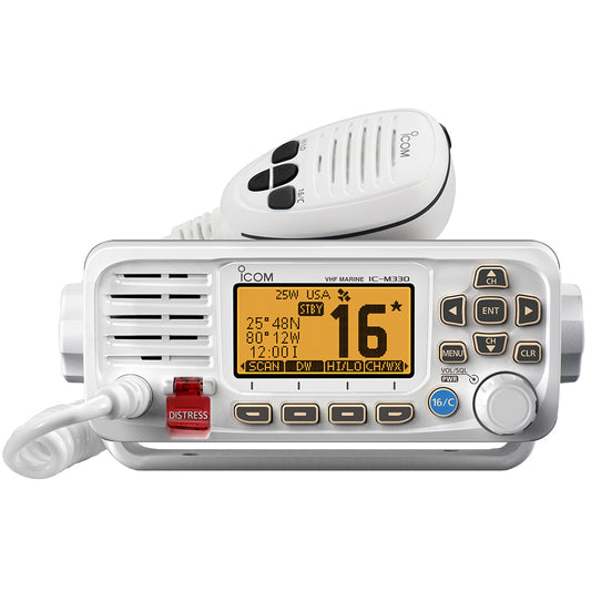 Icom M330 VHF Compact Radio - White