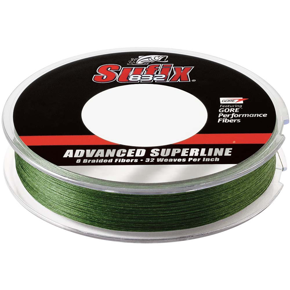 Sufix 832 Advanced Superline Braid - 6lb - Low-Vis Green - 150 yds