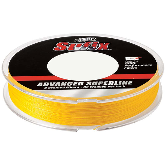 Sufix 832 Advanced Superline Braid - 10lb - Hi-Vis Yellow - 300 yds