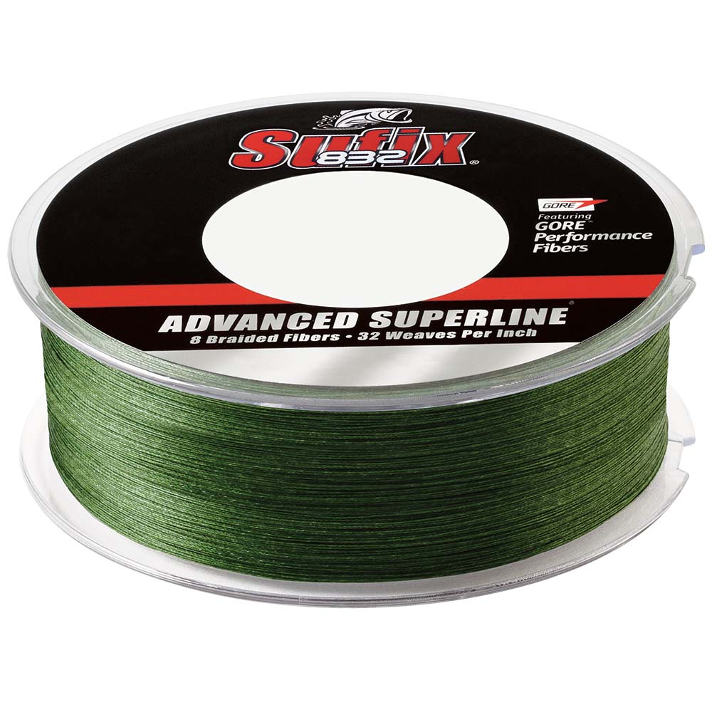 Sufix 832 Advanced Superline Braid - 10lb - Low-Vis Green - 600 yds