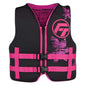 Full Throttle Youth Rapid-Dry Life Jacket - Pink/Black