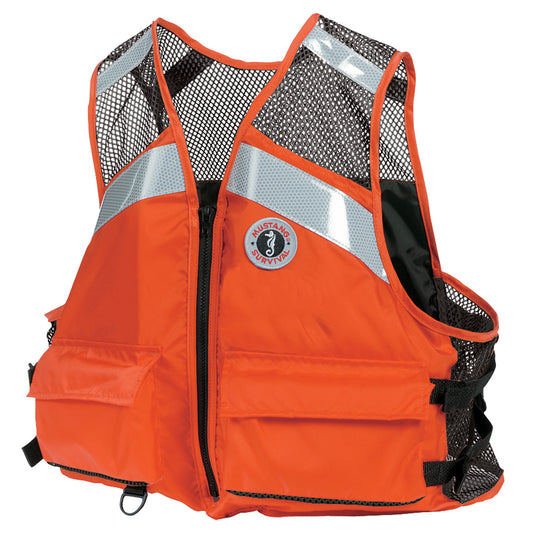 Mustang Industrial Mesh Vest - Orange - XXL/3XXL