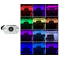 Black Oak Rock Accent Light - RGB - White Housing