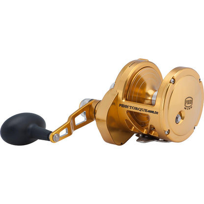 PENN Torque Lever Drag 2 Speed Reel Gold TRQ40NLD2