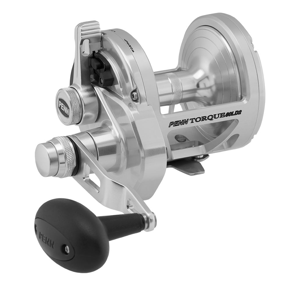 PENN Torque Lever Drag 2 Speed Reel Silver TRQ60LD2S