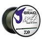 Daiwa J-BRAID x4 Braided Line - 15lb - 300 yds - Dark Green