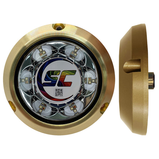 Shadow-Caster SC3 Series CC (Full Color Change) Bronze Surface Mount Underwater Light