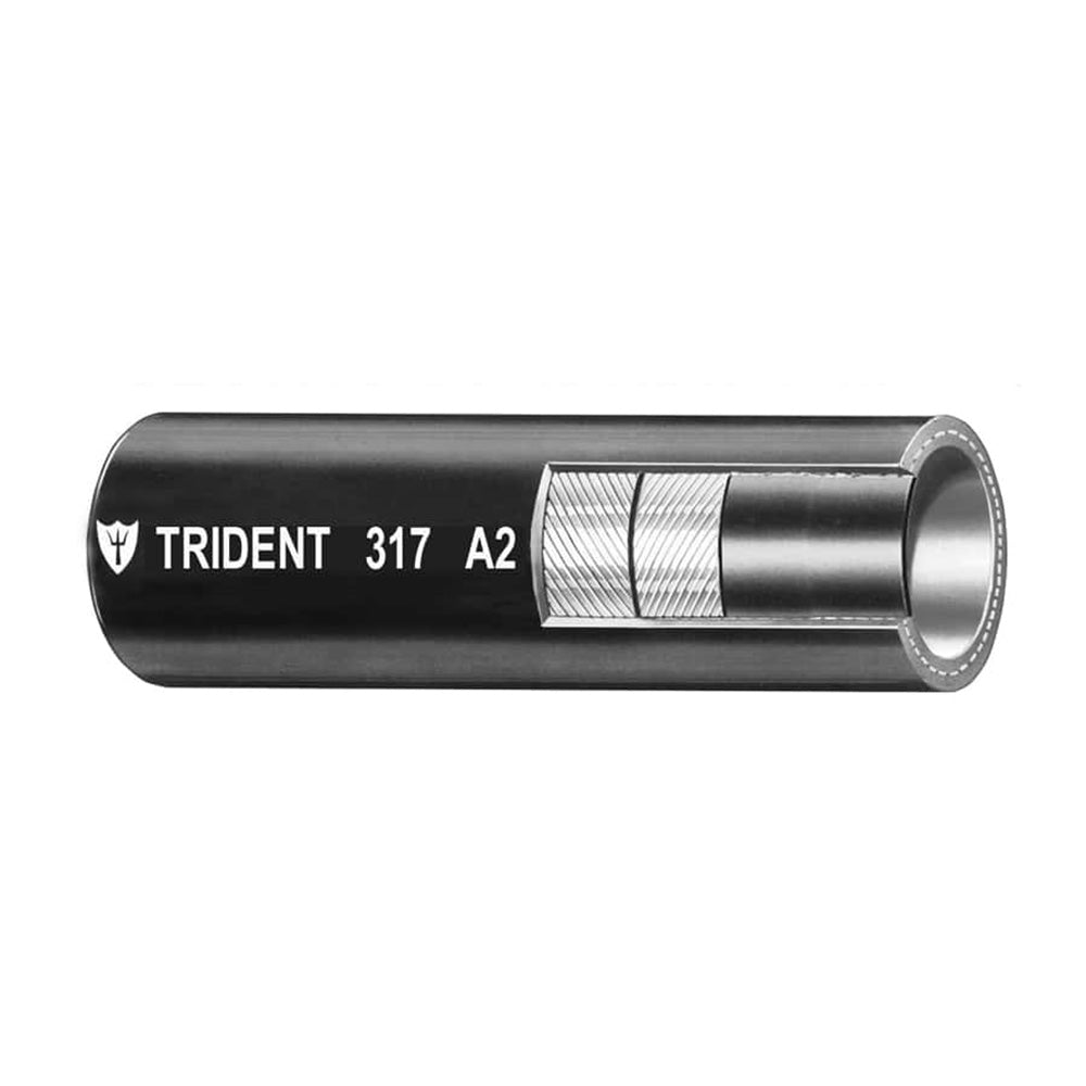 Trident Marine 5/8" x 50 Boxed Type A2 Fuel  Vent Line Hose - Black